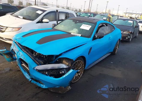 2025 BMW M4 Cs z USA, uszkodzony, nr VIN WBS43HK08SCU85647